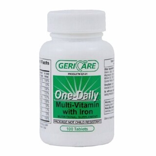 Foto 1 | Venta Internacional-suplemento Multivitamínico Geri-care Vitamina A, C, D-3, 100 Tabletas