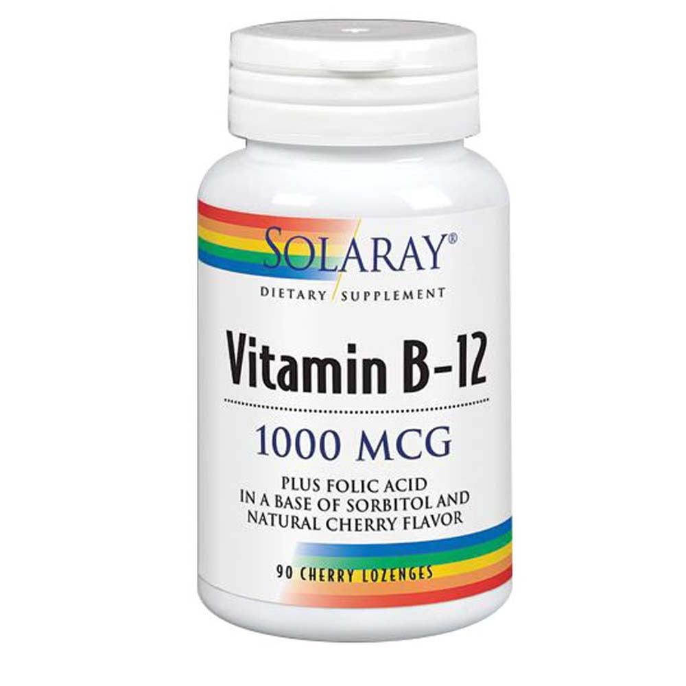 Venta Internacional-suplemento Solaray De Vitamina B-12 90 Pastillas Con Ácido Fólico