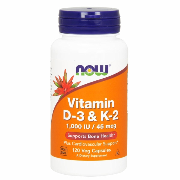 Foto 2 pulgar | Venta Internacional-Vitamina D-3 y K-2 Supplement Now Foods 120 Cápsulas Vegetarianas