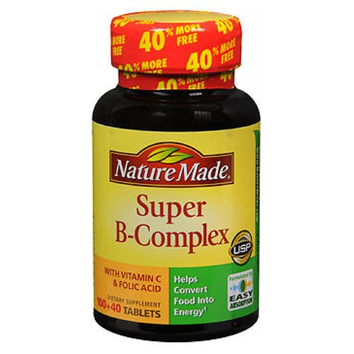 Foto 2 pulgar | Venta Internacional-Suplemento Dietético Nature Made Super B-complex 140 Comprimidos