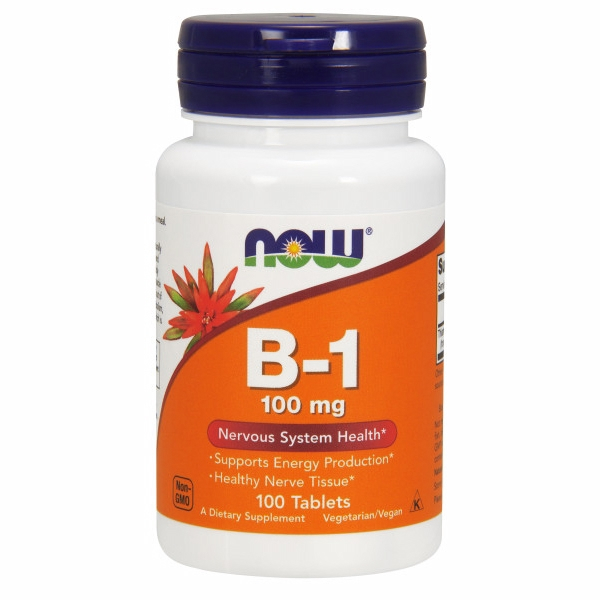 Foto 2 pulgar | Venta Internacional-Suplemento Now Foods de Vitamina B-1 100 Comprimidos
