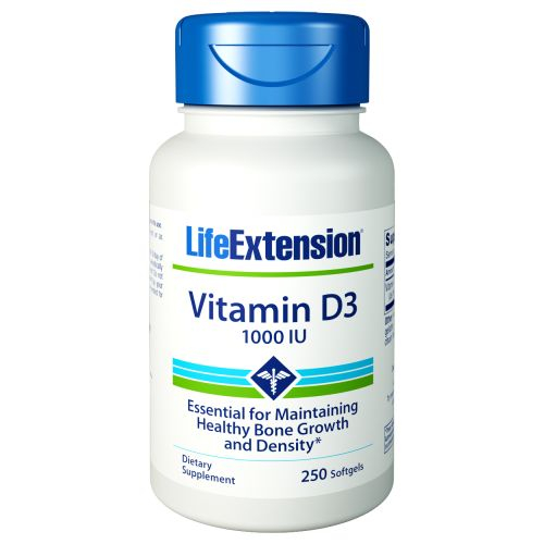 Foto 2 pulgar | Venta Internacional- Suplemento Life Extension de Vitamina D3 1000 Ui 250 Cápsulas Blandas