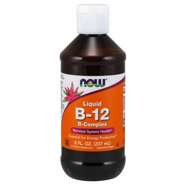 Foto 2 pulgar | Venta Internacional-Complemento de Vitamina B-12 Now Foods 240 ml