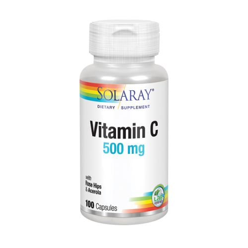 Foto 2 pulgar | Complemento Solaray de Vitamina C con Escaramujo y Acerola 100 Ca