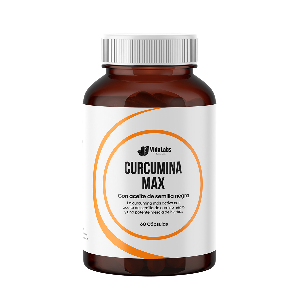 Curcumina Max Nutrientes Vidalabs México 60 Cápsulas
