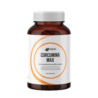 Foto 1 | Suplemento Curcumina Max Nutrientes Vidalabs México 60 Cápsulas