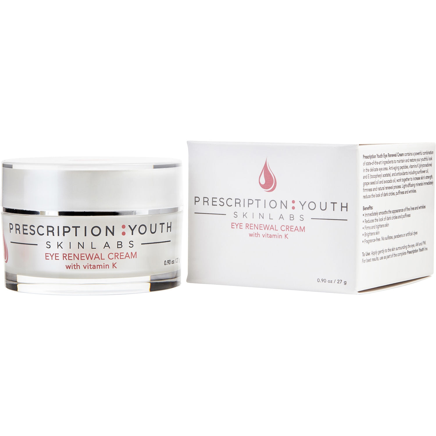 Venta Internacional-Crema Presciption Youth para Ojos con Vitamina K 27 G $1,118