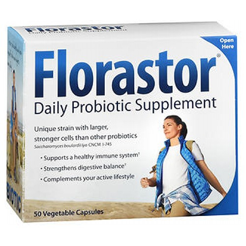 Venta Internacional- Suplemento Probiótico Florastor Maximum Strength 50 Cápsulas
