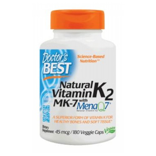 Foto 2 pulgar | Venta Internacional- Suplemento Doctors Best Natural Vitamina K2 Menaq7 180 Cápsulas