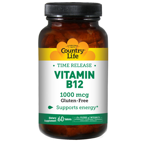 Foto 2 pulgar | Venta Internacional-suplemento Country Life De Vitamina B-12 Tr 60 Comprimidos