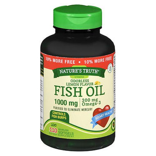 Suplemento De Aceite De Pescado Inodoro Nature's Truth 110 Cápsulas - Venta Internacional.