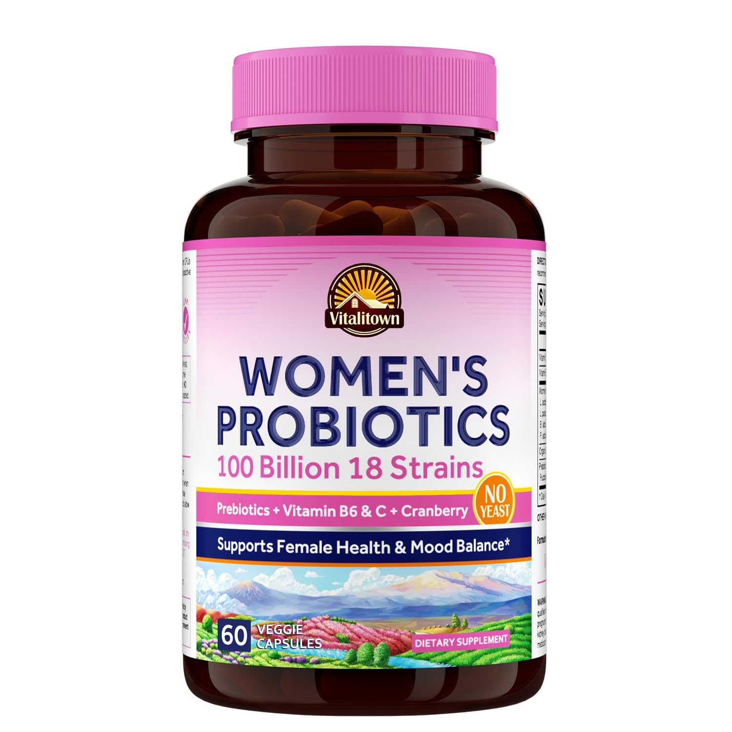 Foto 1 | Probióticos Vitalitown Women 100 Mil Millones De Ufc (18 Cepas) - Venta Internacional.