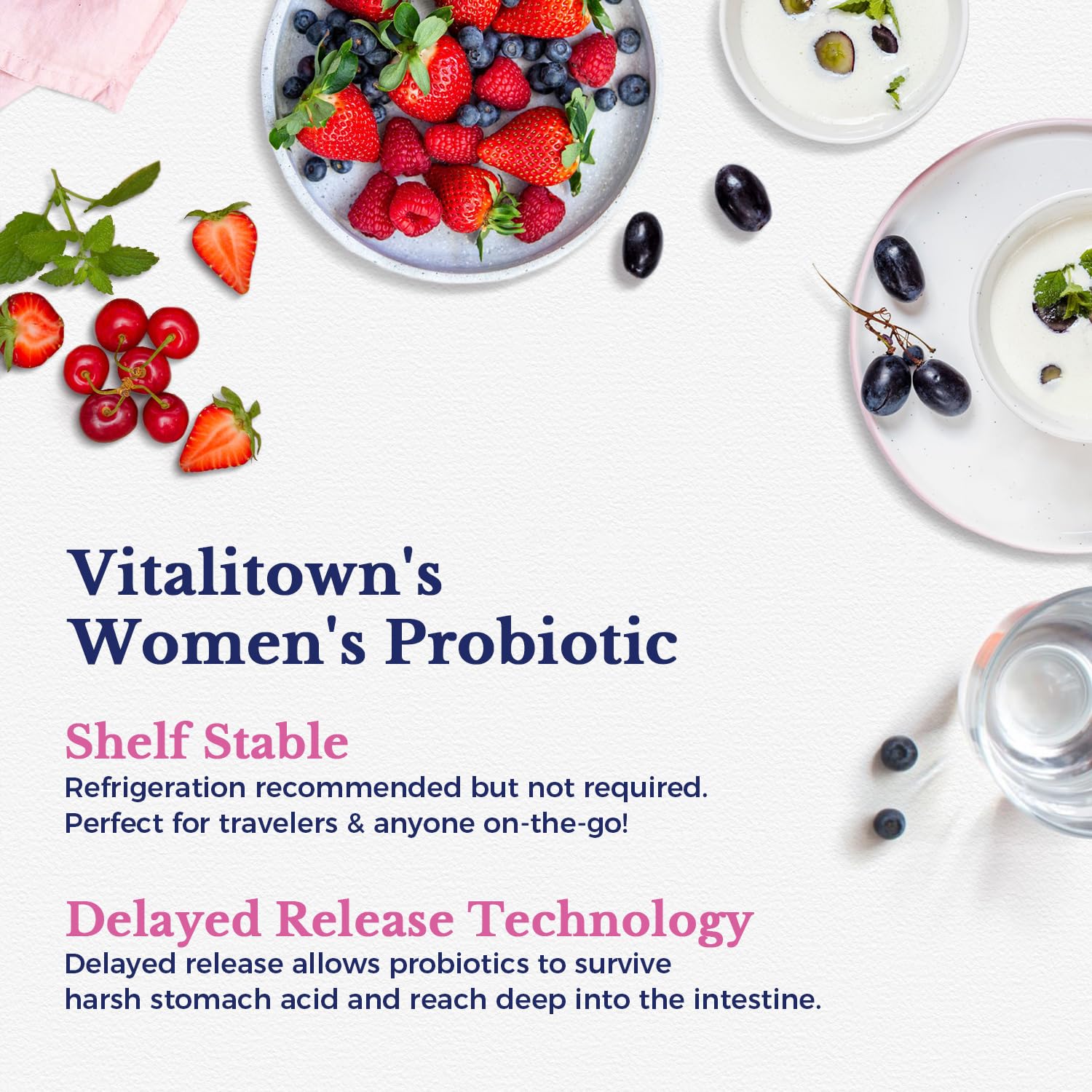 Foto 5 pulgar | Probióticos Vitalitown Women 100 Mil Millones De Ufc (18 Cepas) - Venta Internacional.