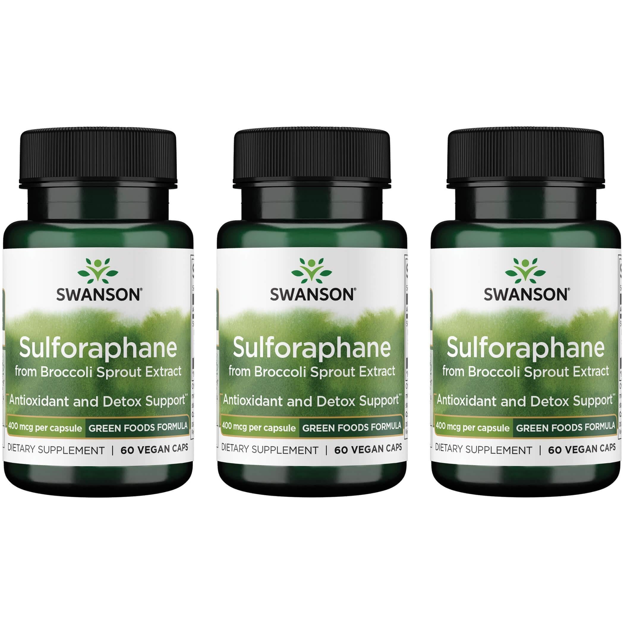 Foto 2 pulgar | Suplemento De Extracto De Brotes De Brócoli Con Sulforafano De Swanson  400 Mcg - Venta Internacional.