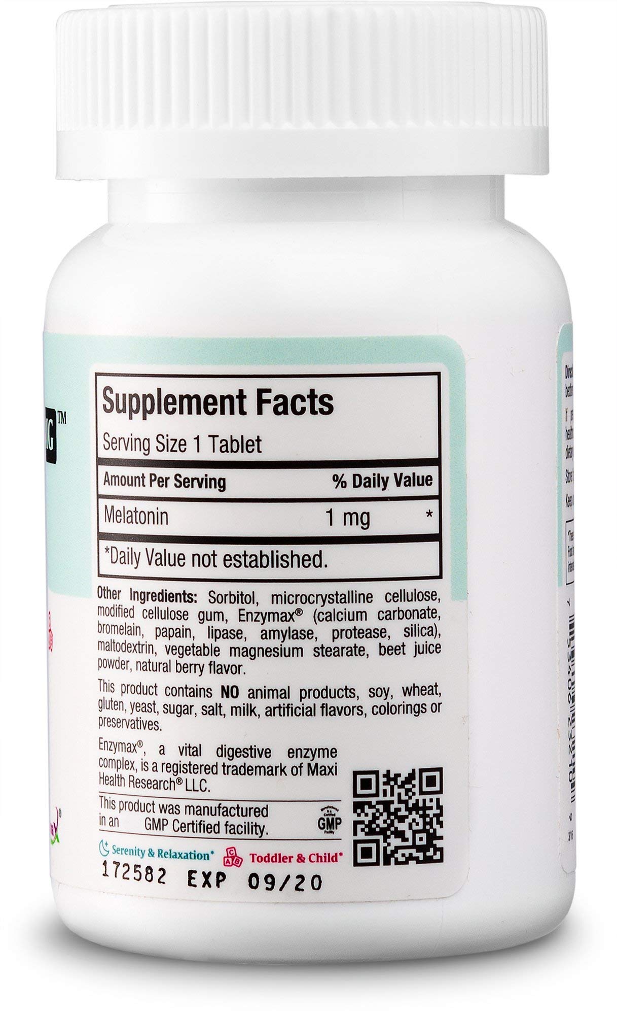 Foto 4 pulgar | Suplemento Para Dormir Maxi Health  Tableta Masticable De Melatonina De 1 Mg - Venta Internacional.