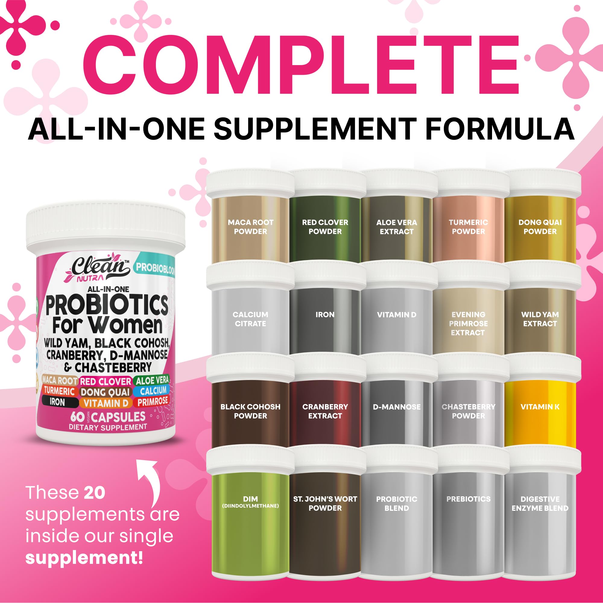 Foto 3 pulgar | Suplemento: Nutracéuticos Limpios  Probióticos Probiobloom  Mujeres - Venta Internacional.
