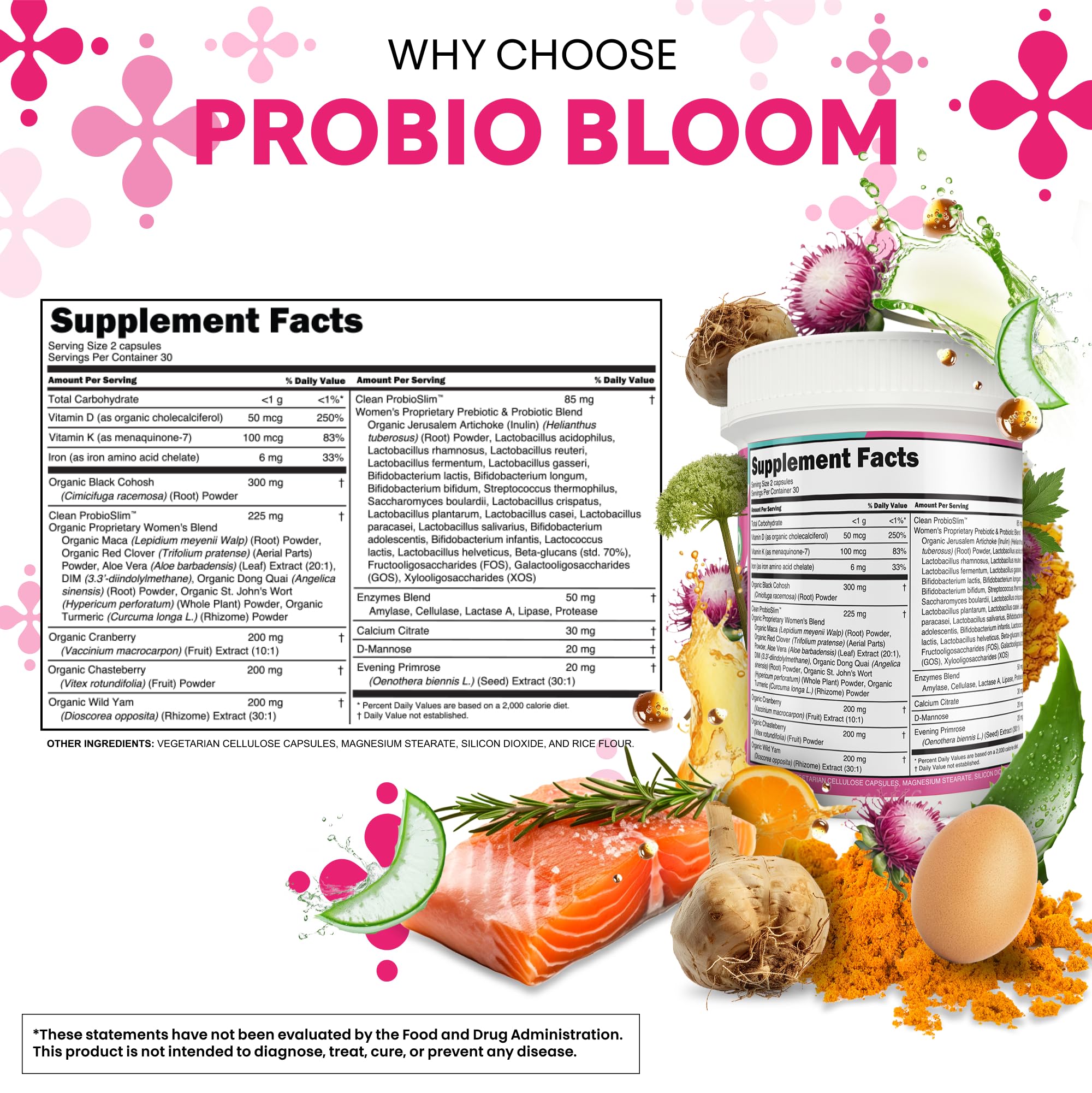 Foto 5 pulgar | Suplemento: Nutracéuticos Limpios  Probióticos Probiobloom  Mujeres - Venta Internacional.