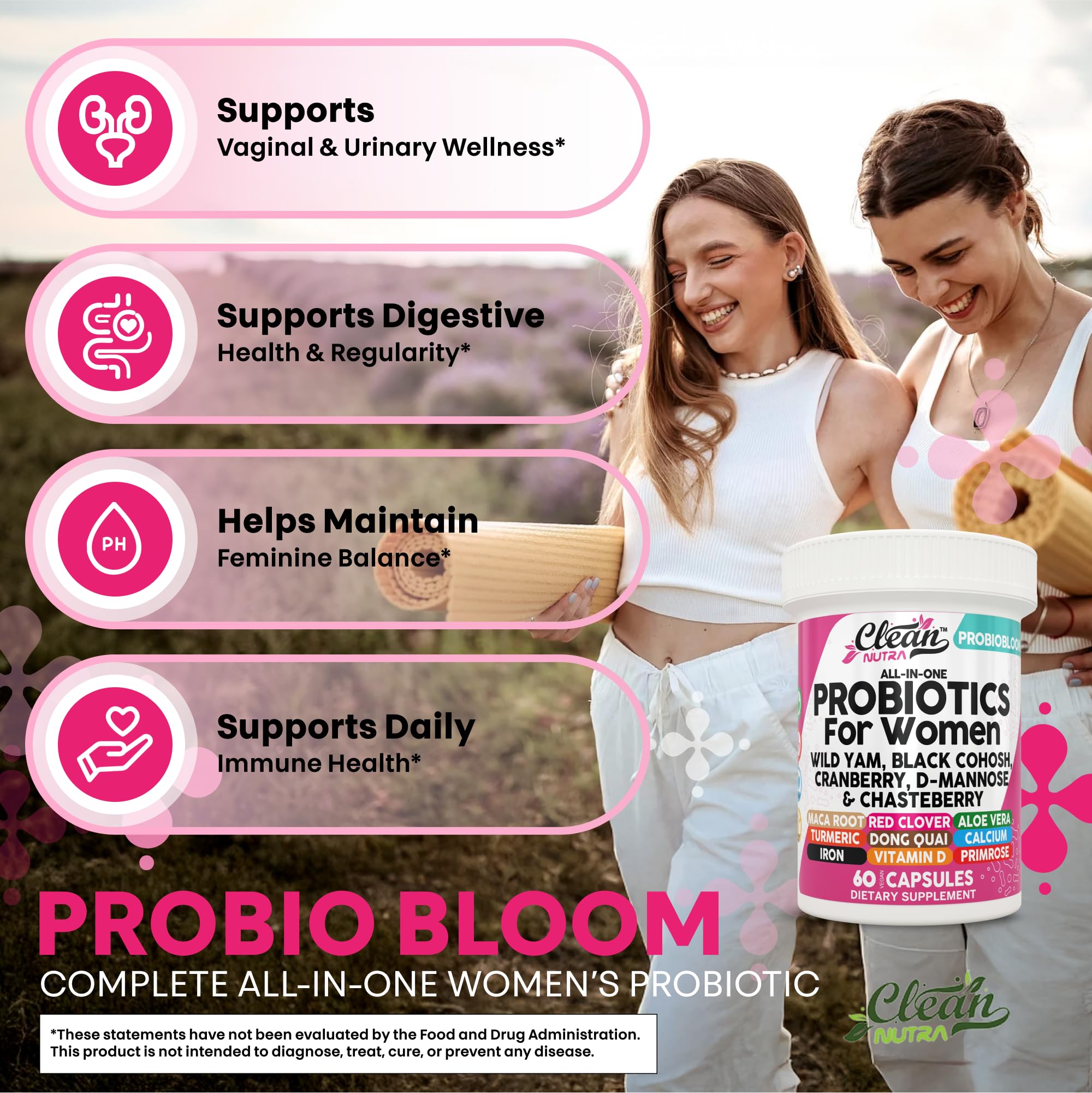 Foto 6 pulgar | Suplemento: Nutracéuticos Limpios  Probióticos Probiobloom  Mujeres - Venta Internacional.