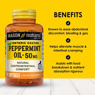 Foto 2 | Suplemento De Aceite De Menta Mason Natural 50 Mg 270 Cápsulas Blandas - Venta Internacional.