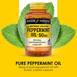 Foto 4 | Suplemento De Aceite De Menta Mason Natural 50 Mg 270 Cápsulas Blandas - Venta Internacional.