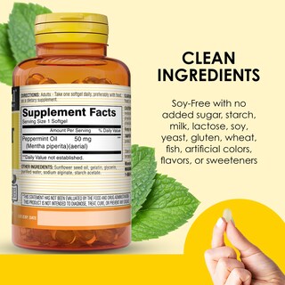 Foto 5 | Suplemento De Aceite De Menta Mason Natural 50 Mg 270 Cápsulas Blandas - Venta Internacional.