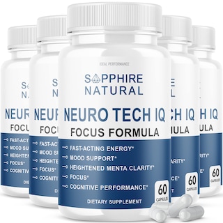 Foto 1 | Suplemento Cerebral Neuro Tech Iq Neurotech 300 Cápsulas (paquete De 5) - Venta Internacional.