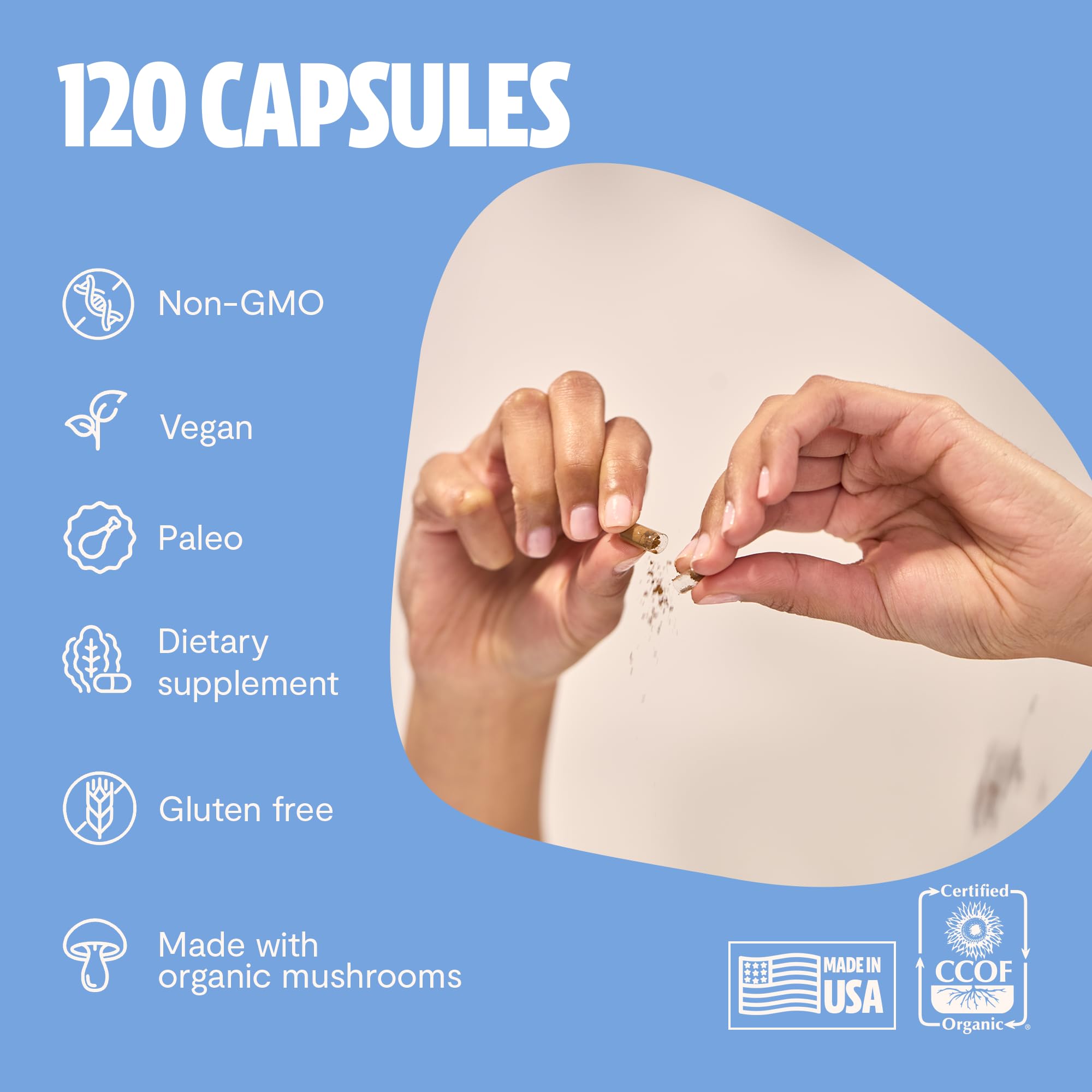Foto 8 pulgar | Suplemento Freshcap Calm Con Reishi  Ashwagandha Y Hierba De San Juan - Venta Internacional.