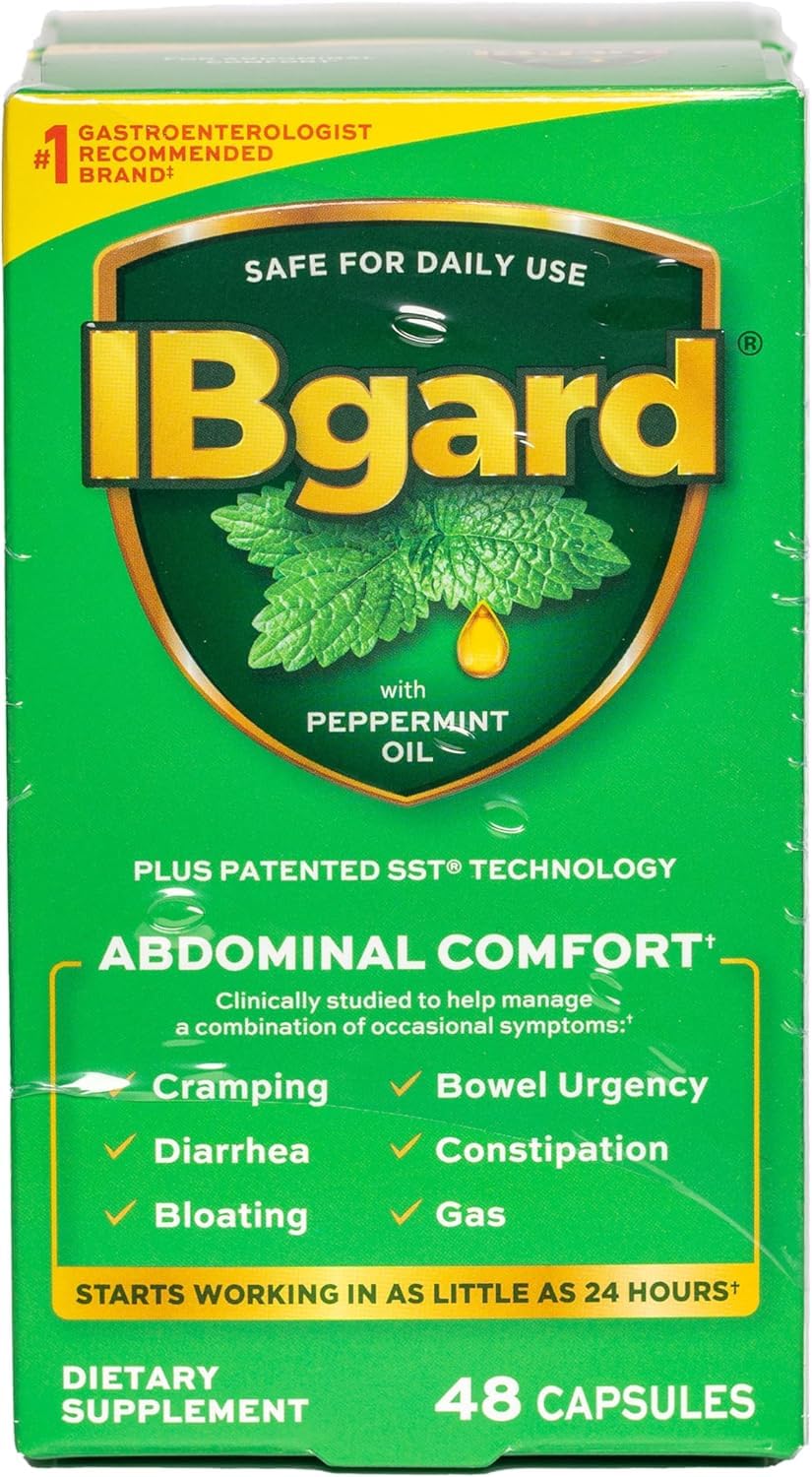 Foto 2 pulgar | Suplemento De Aceite De Menta Biggard Gut Health 96 Cápsulas - Venta Internacional.