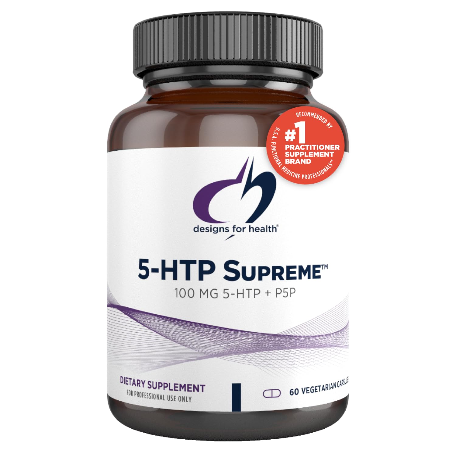 Foto 2 pulgar | Supplement Designs For Health 5-htp Supreme 100 Mg 60 Cápsulas - Venta Internacional.