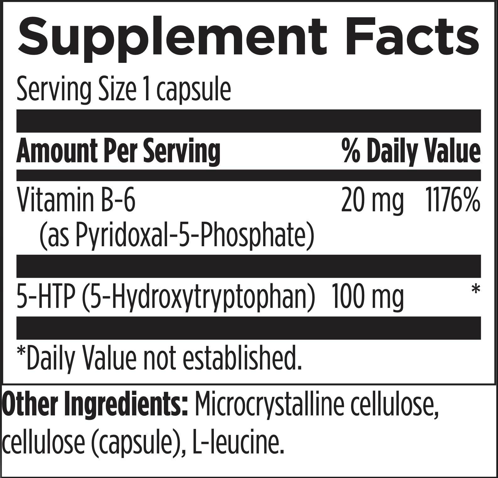Foto 5 pulgar | Supplement Designs For Health 5-htp Supreme 100 Mg 60 Cápsulas - Venta Internacional.