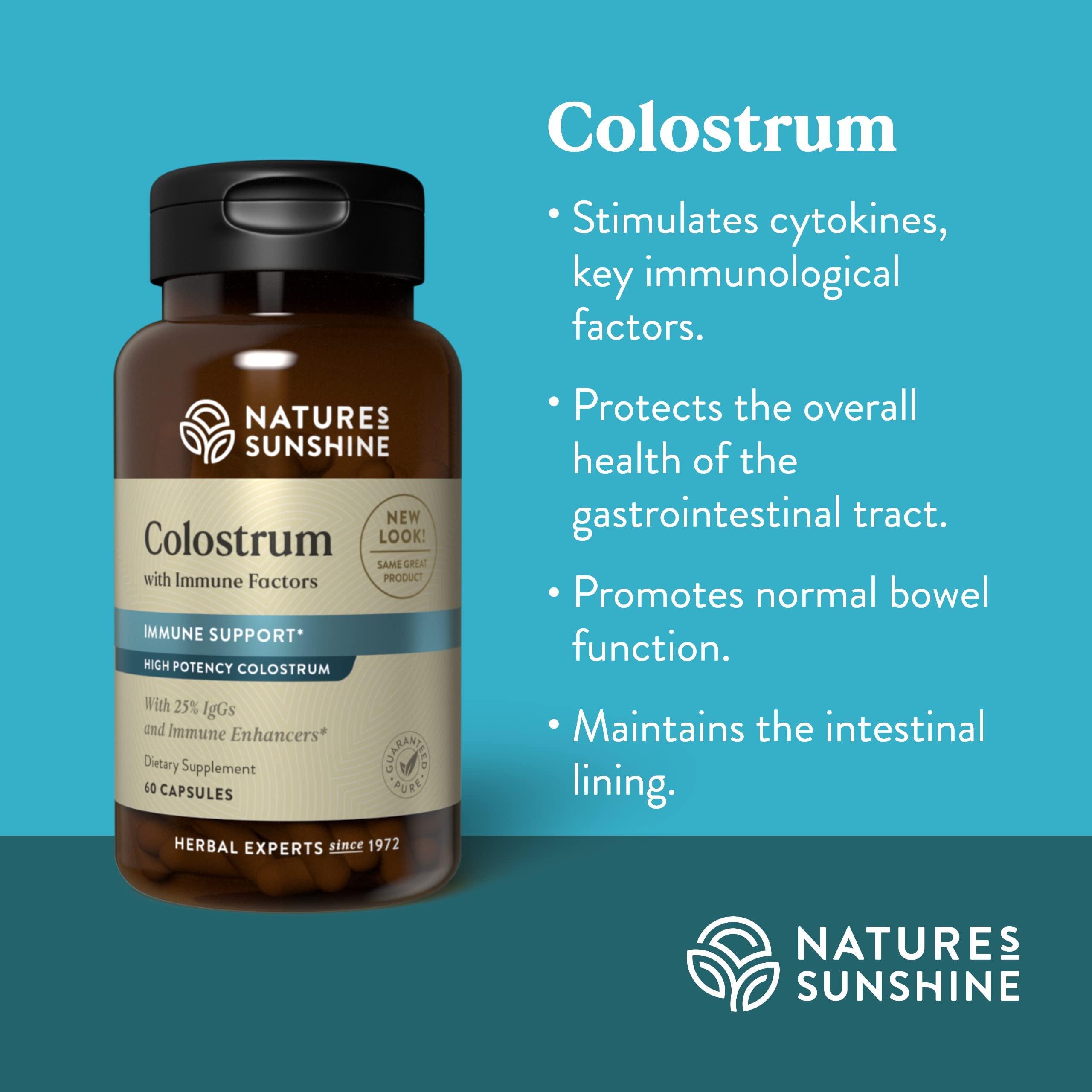 Foto 4 | Complementa El Calostro De Nature's Sunshine Con Factores Inmunológicos 60 Cápsulas - Venta Internacional.