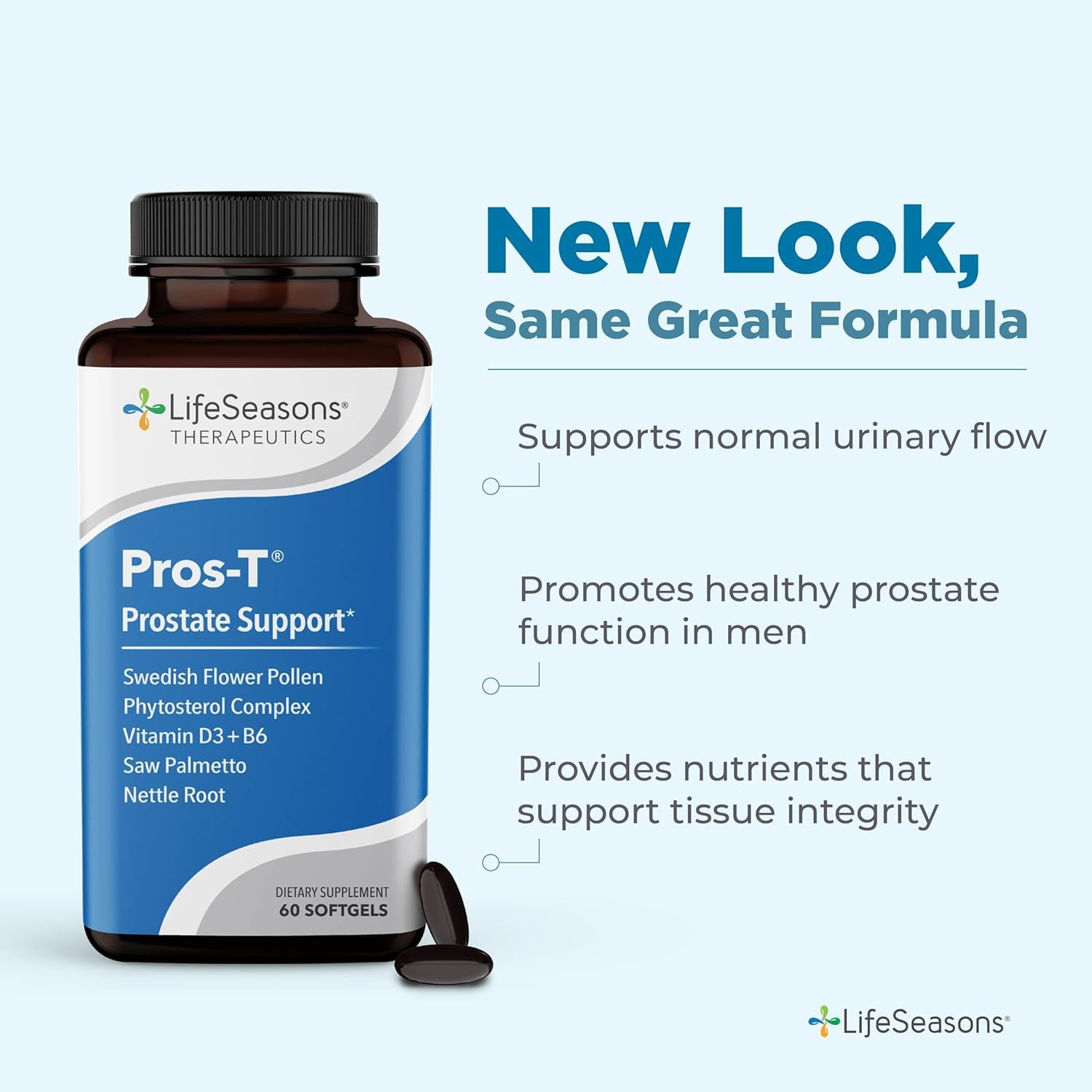 Foto 3 pulgar | Suplemento Lifeseasons Pros-t Prostate Support 60 Cápsulas Blandas - Venta Internacional.