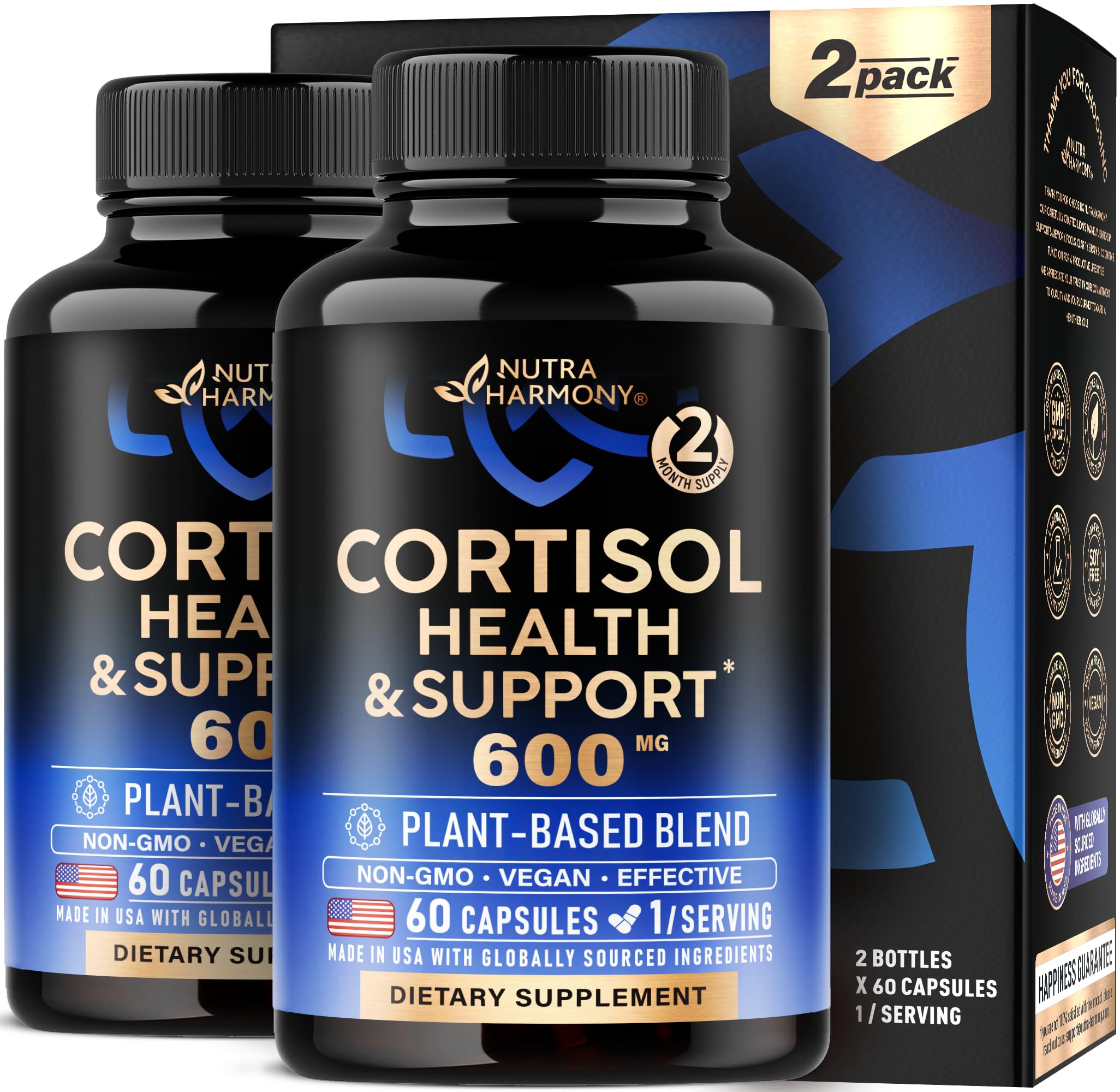 Foto 2 pulgar | Suplemento De Cortisol Nutraharmony Para Mujeres Con Albahaca Sagrada  4 Ml - Venta Internacional.