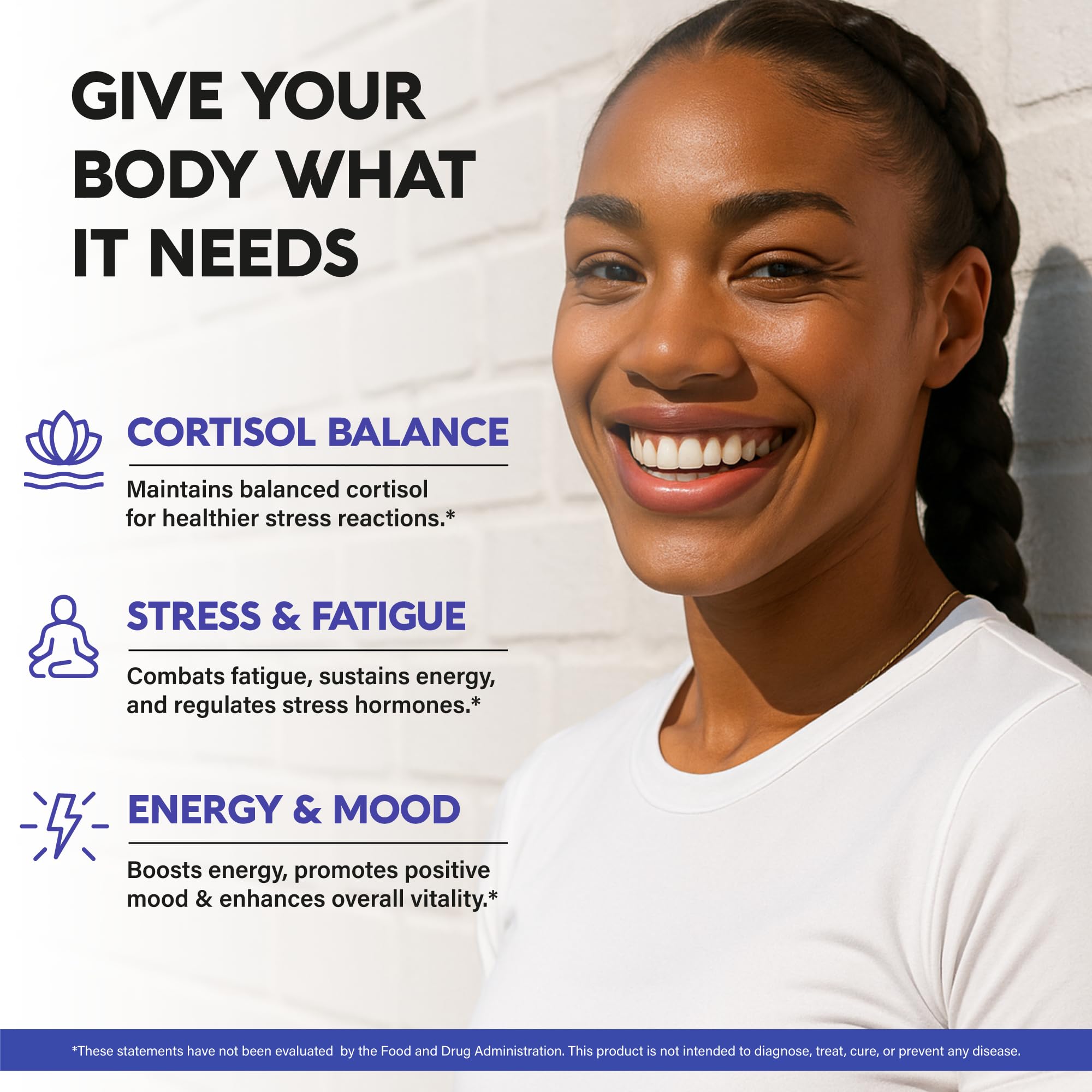 Foto 3 pulgar | Suplemento De Cortisol Nutraharmony Para Mujeres Con Albahaca Sagrada  4 Ml - Venta Internacional.