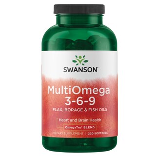 Foto 1 | Suplemento Swanson Multiomega 3-6-9 De Aceite De Lino Borraja Y Pescado - Venta Internacional.