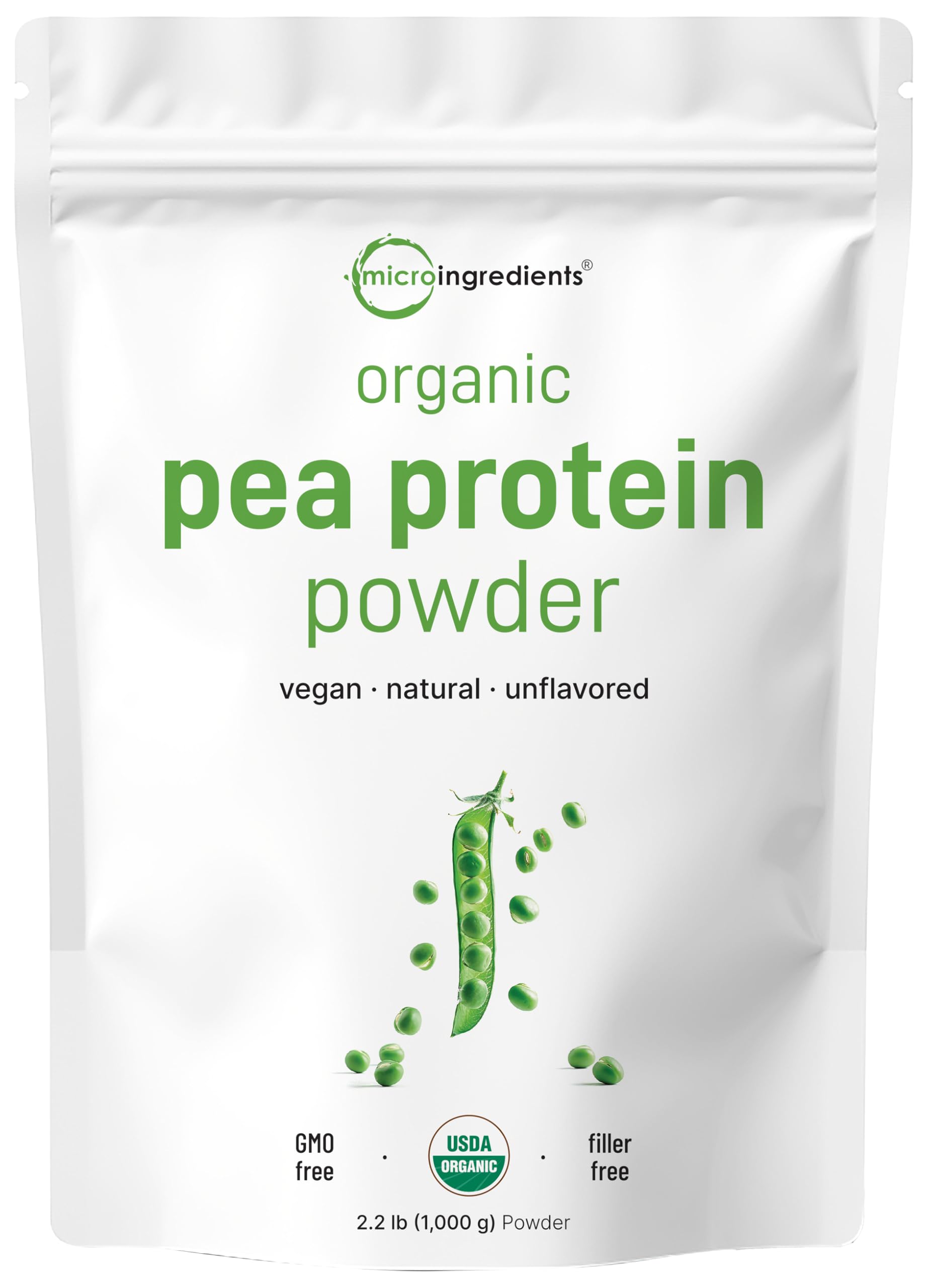 Foto 2 pulgar | Microingredientes De Proteína En Polvo: Guisante  1 Kg  Vegano De Origen Vegetal - Venta Internacional.
