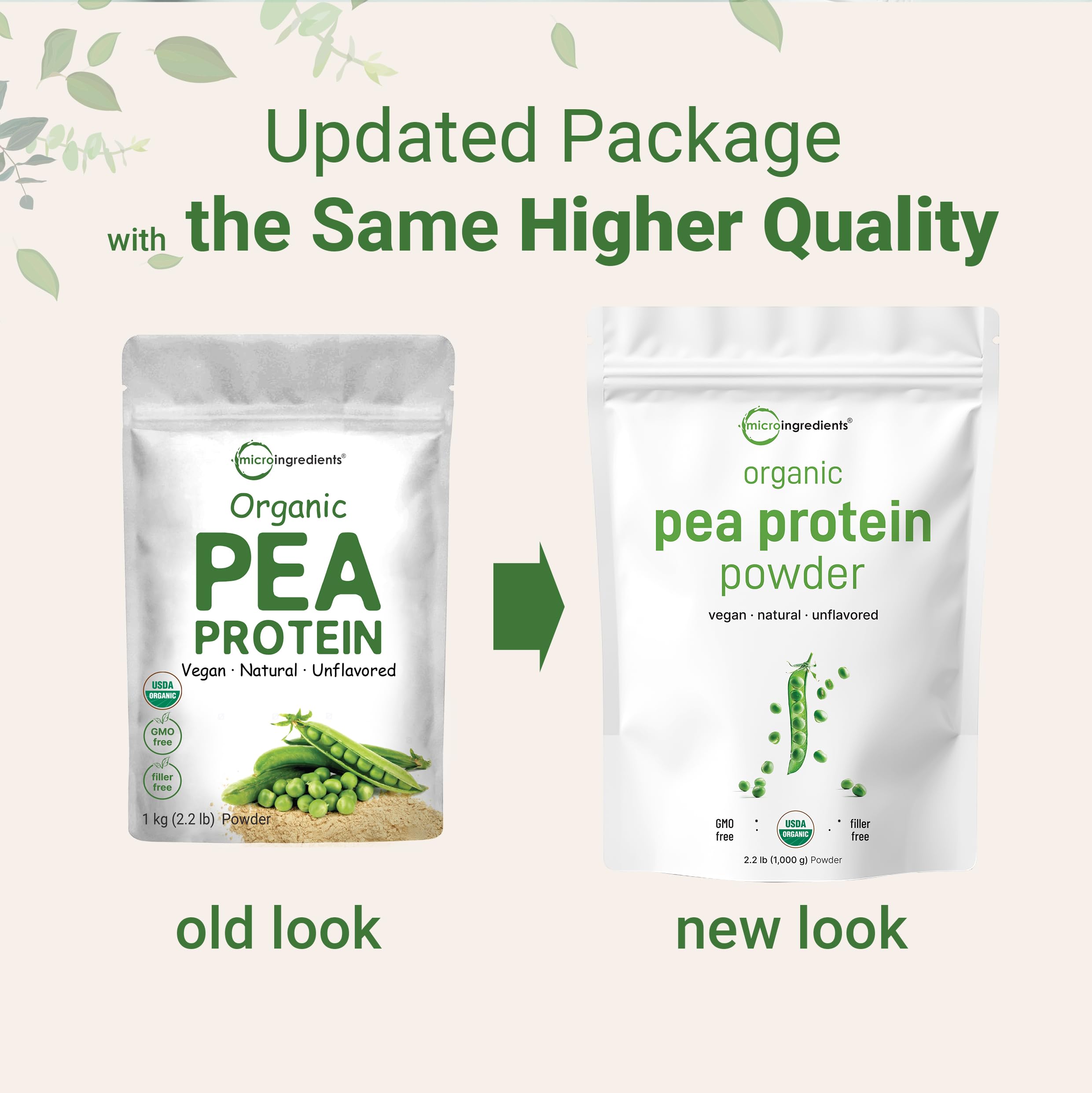 Foto 4 pulgar | Microingredientes De Proteína En Polvo: Guisante  1 Kg  Vegano De Origen Vegetal - Venta Internacional.