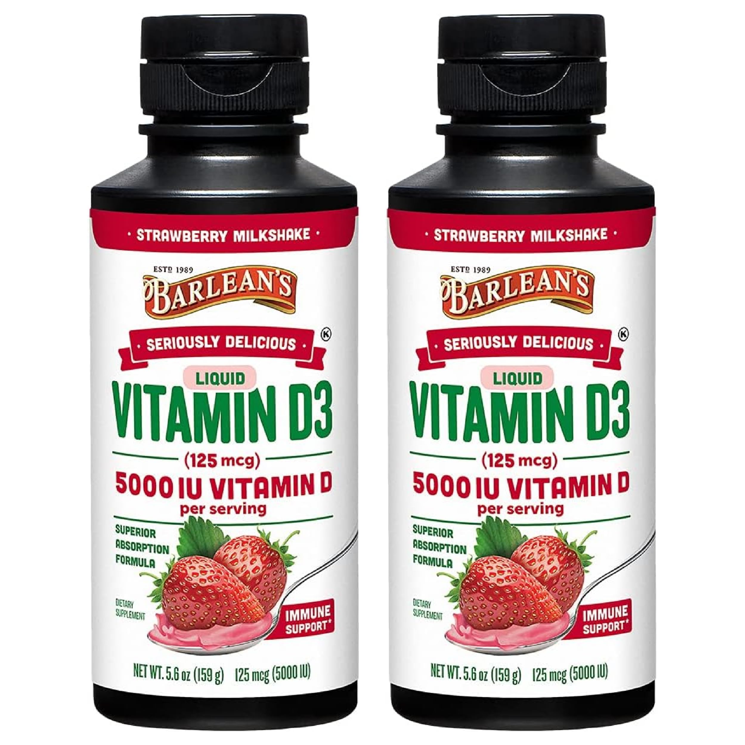 Foto 2 pulgar | Suplemento Líquido De Vitamina D3 De Barlean  5000 Ui  Fresa  165 Ml - Venta Internacional.