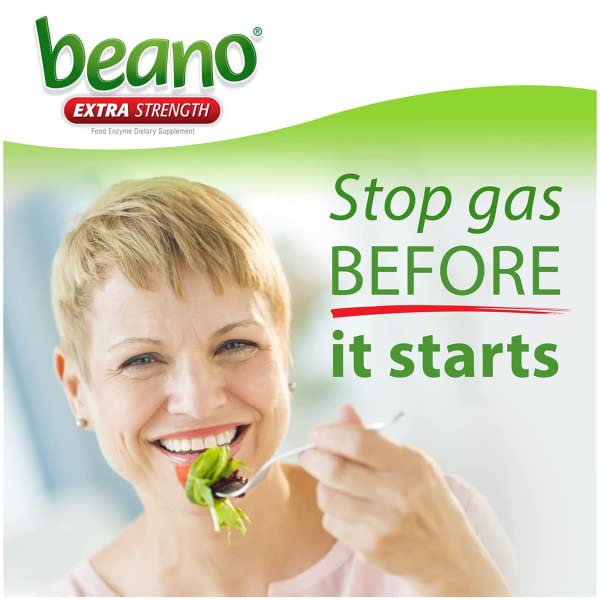 Foto 7 pulgar | Suplemento Beano Extra Strength Gas Prevention 30 Comprimidos - Venta Internacional.