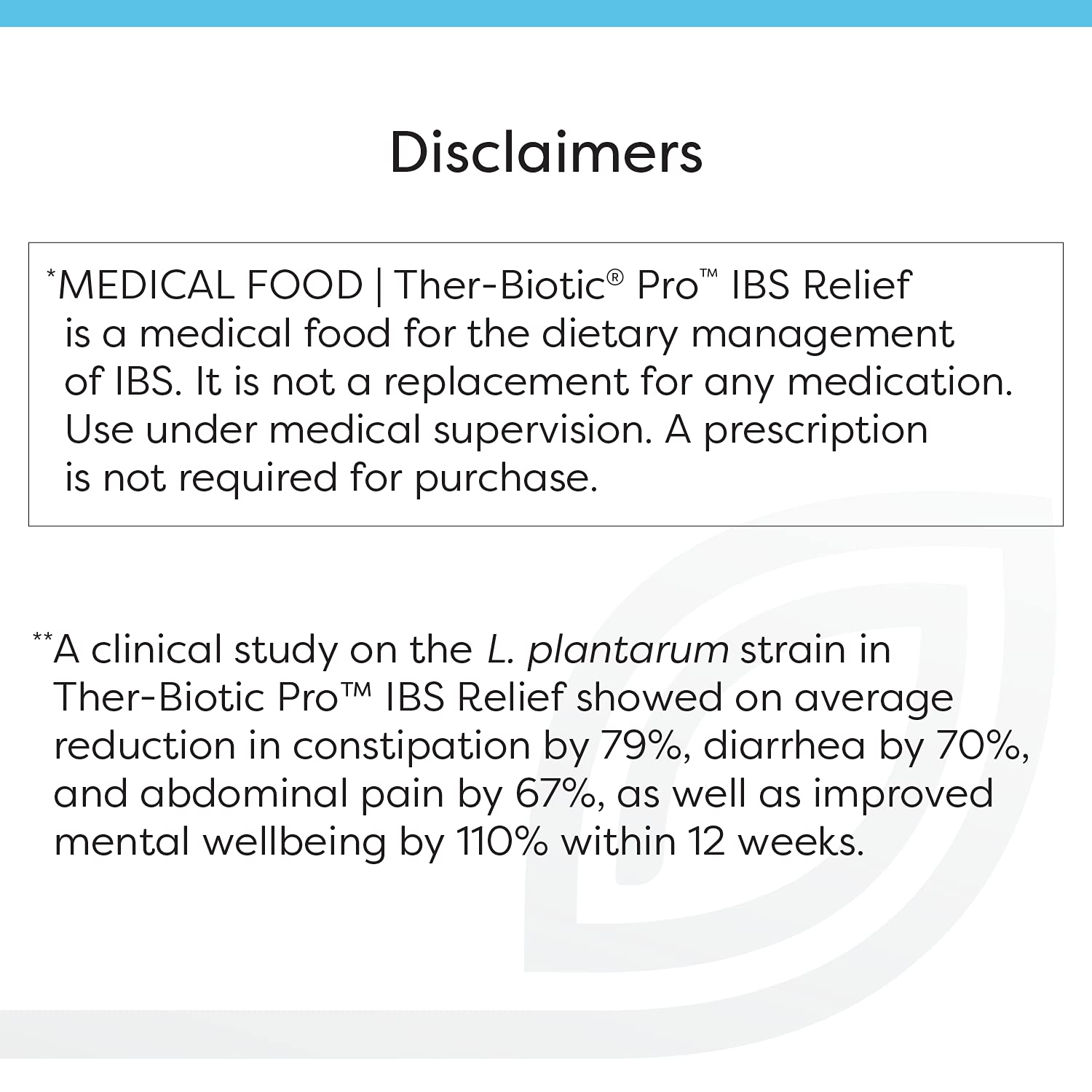 Foto 7 | Probiótico Ther-biotic Pro Ibs Relief De Klaire Labs  21 Cápsulas - Venta Internacional.
