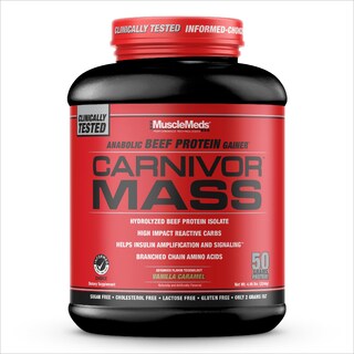 Foto 1 | Proteína De Ternera Mass Gainer Musclemeds Carnivor 2 27 Kg Vainilla - Venta Internacional.
