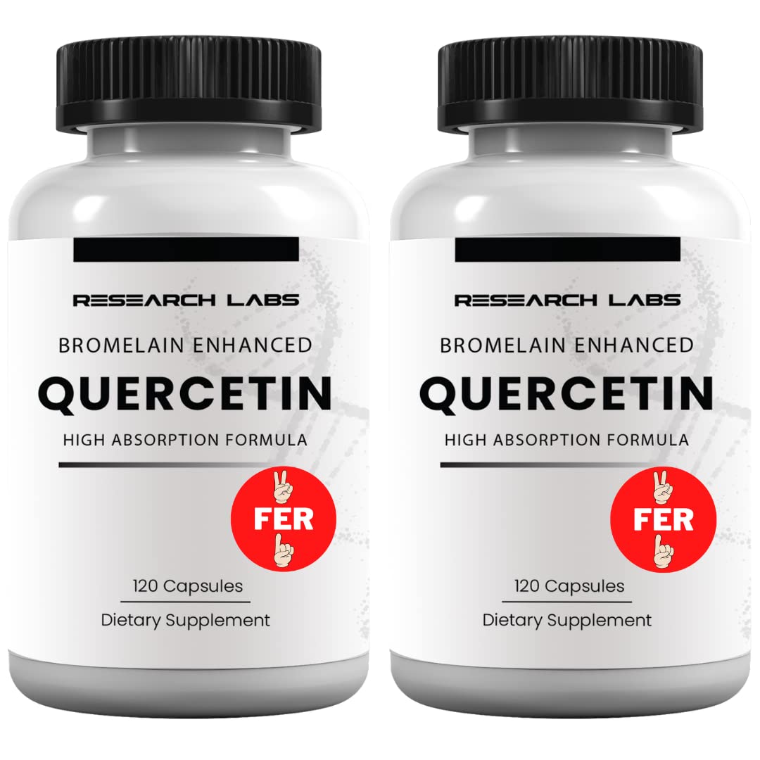 Foto 2 pulgar | Supplement Research Labs De Alta Absorción De Quercetina Con Bromelina - Venta Internacional.