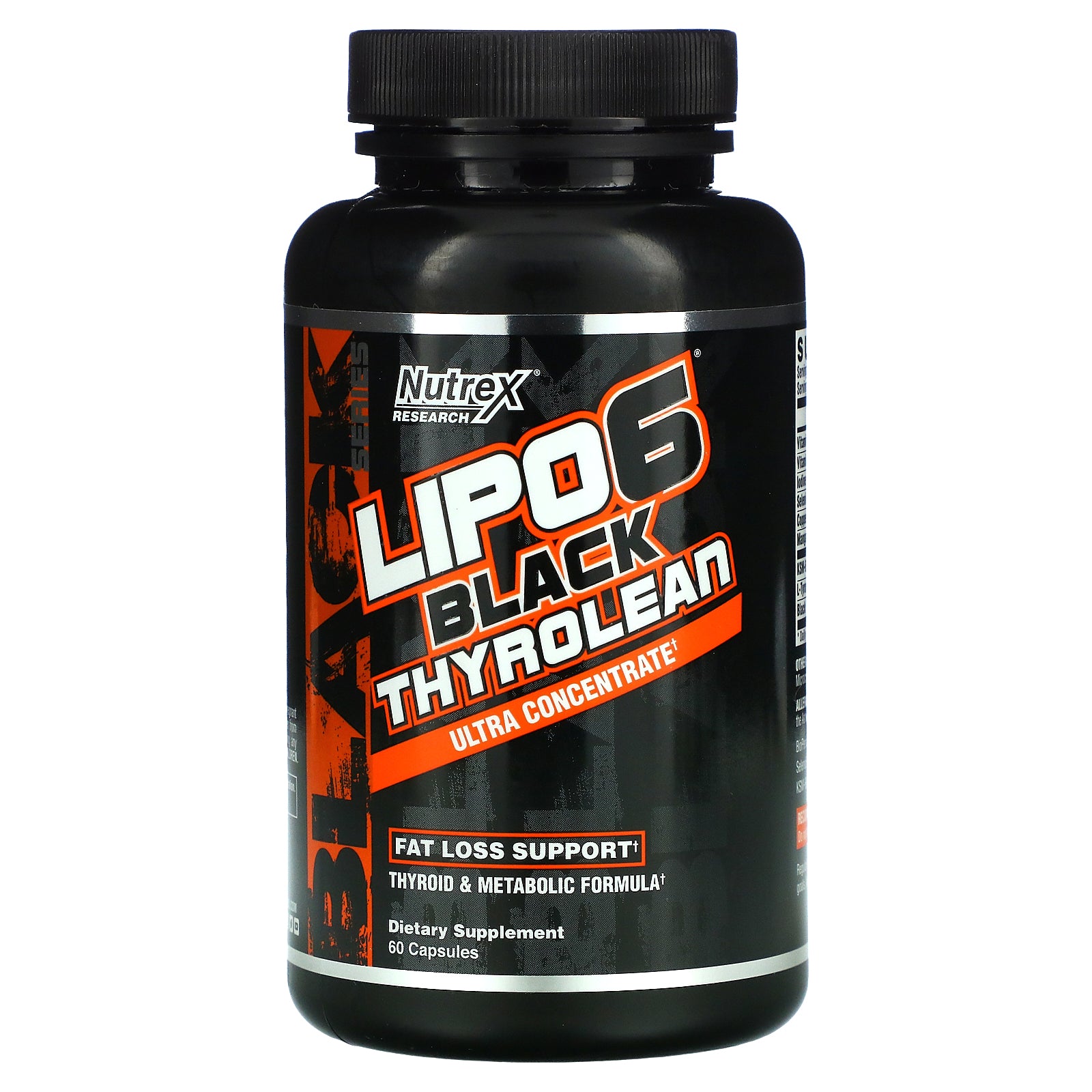 Foto 4 pulgar | Suplemento Nutrex Research Lipo-6 Black Thyrolean 60 Cápsulas - Venta Internacional.