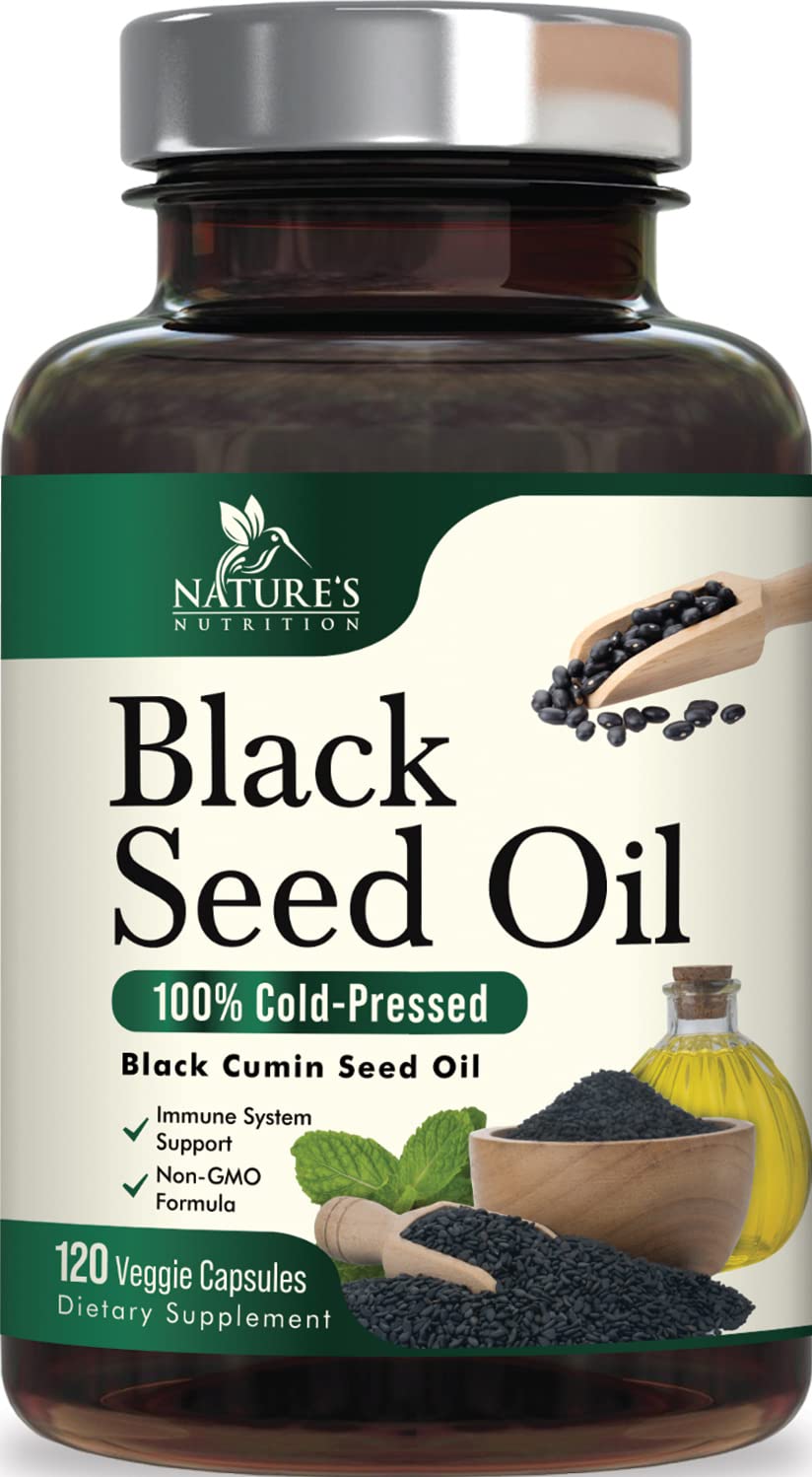 Foto 1 | Suplemento De Aceite De Semilla Negra De Nature's Nutrition  1000 Mg  120 Cápsulas Blandas - Venta Internacional.
