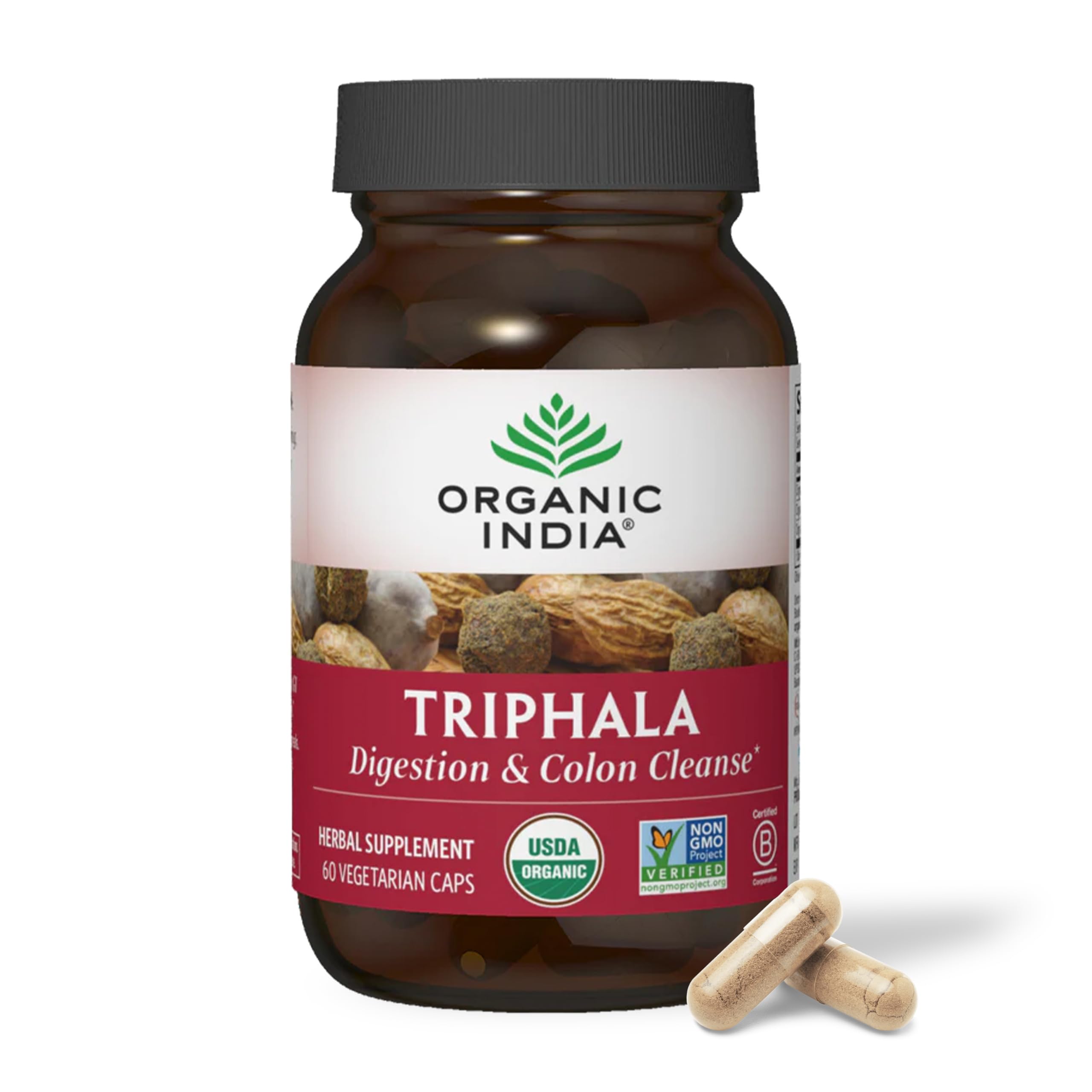 Foto 1 | Suplemento Organic India Triphala Capsules 60 Cápsulas - Venta Internacional.