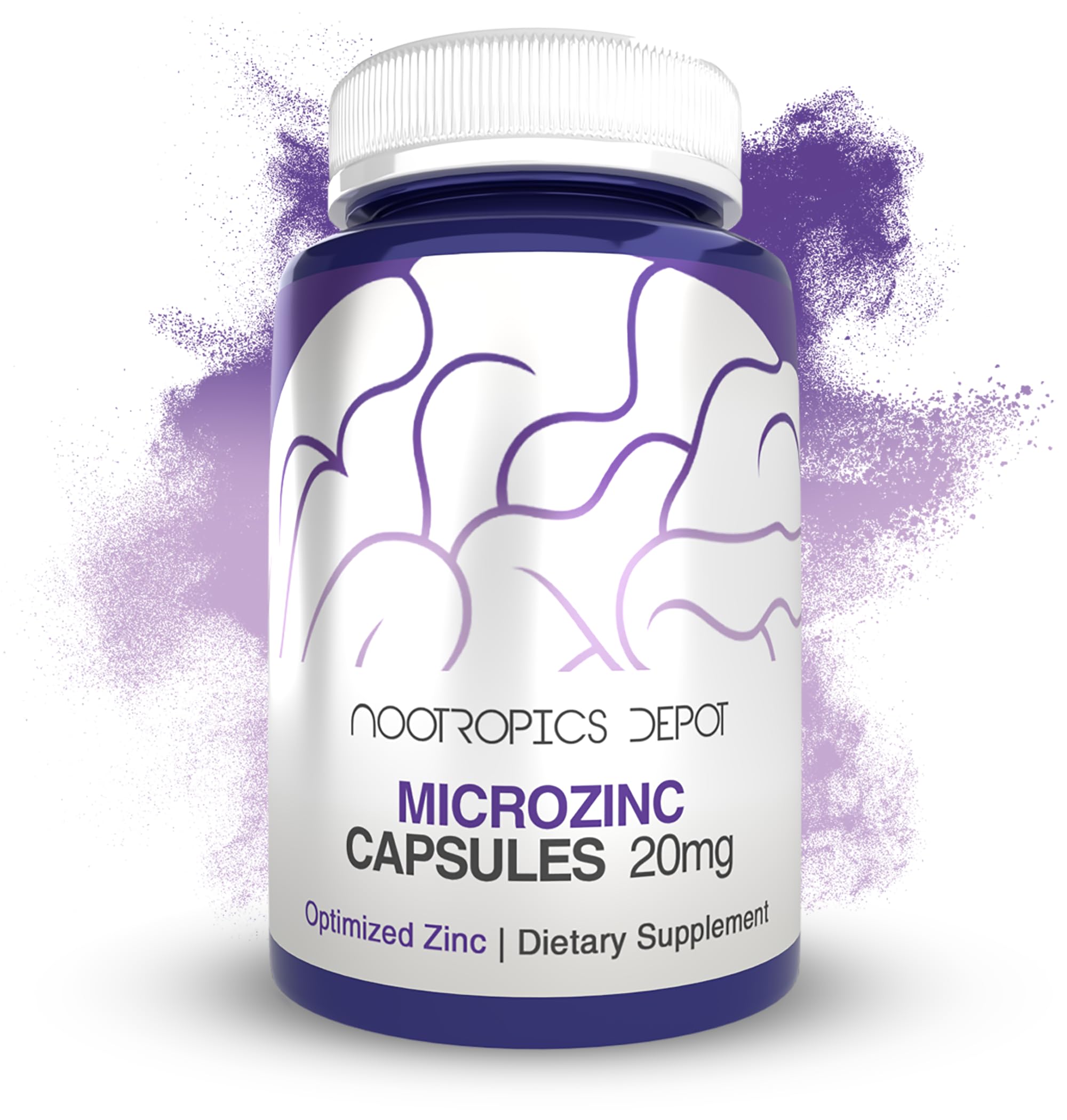 Foto 1 | Suplemento Nootropics Depot Microzinc  Cápsulas De 20 Mg  30 Unidades - Venta Internacional.