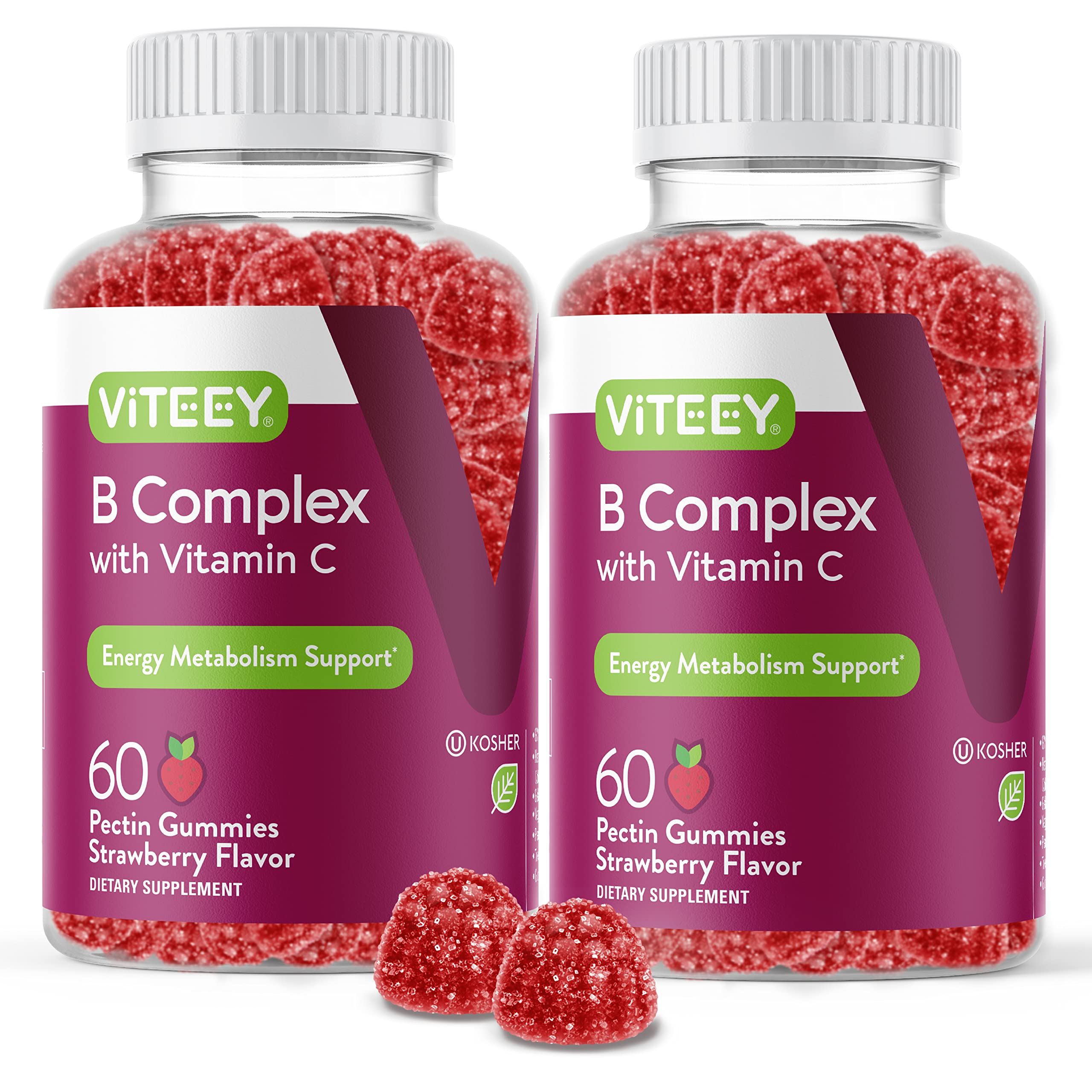 Foto 1 | Gomitas Con Complejo De Vitamina B Viteey Energy Metabolism Support - Venta Internacional.