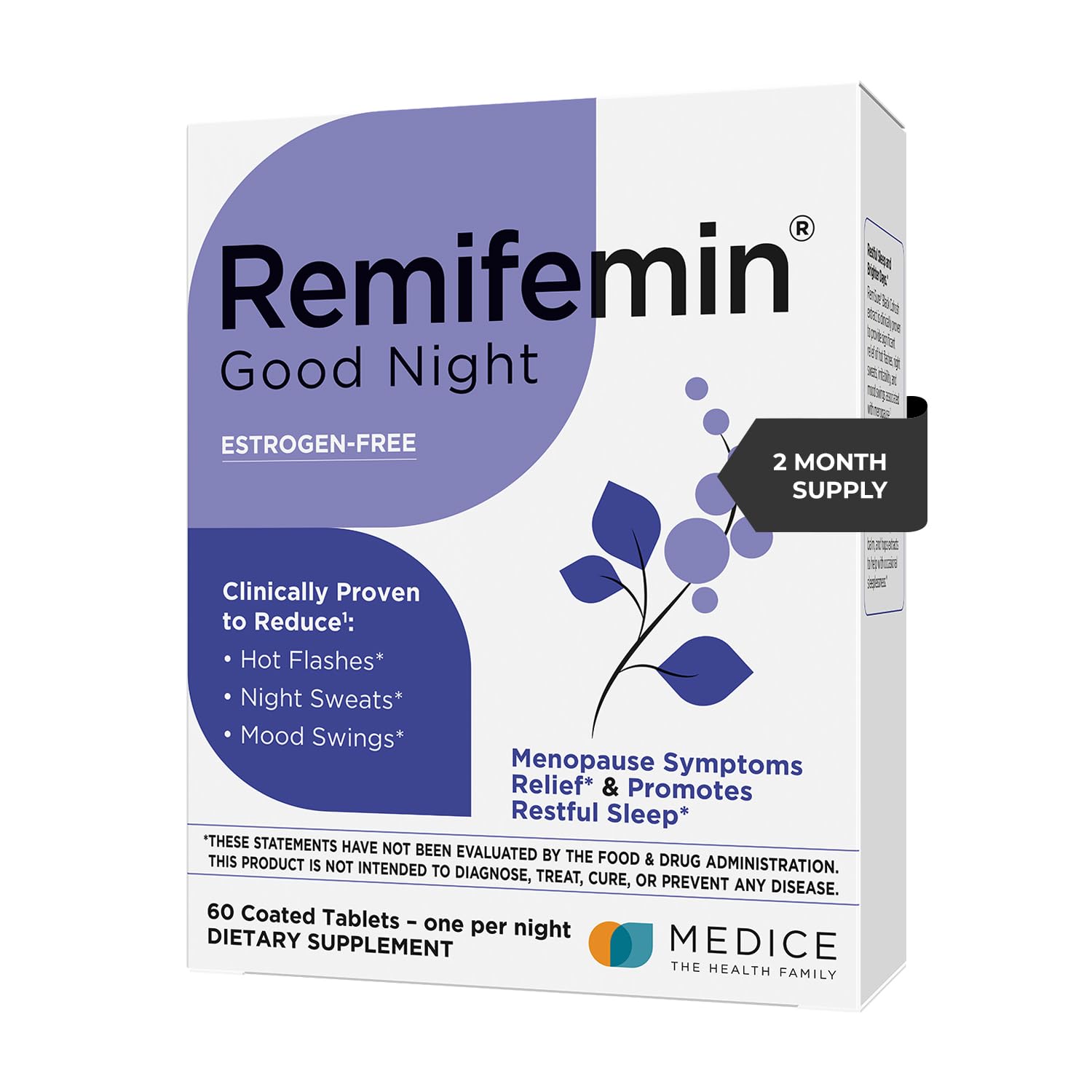 Foto 1 | Menopause Relief Remifemin Good Night 60 Comprimidos - Venta Internacional.