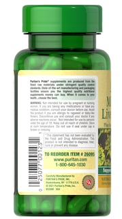 Foto 3 | Suplemento Puritan's Pride Milk Thistle Hígado Complex 90 Unidades - Venta Internacional.