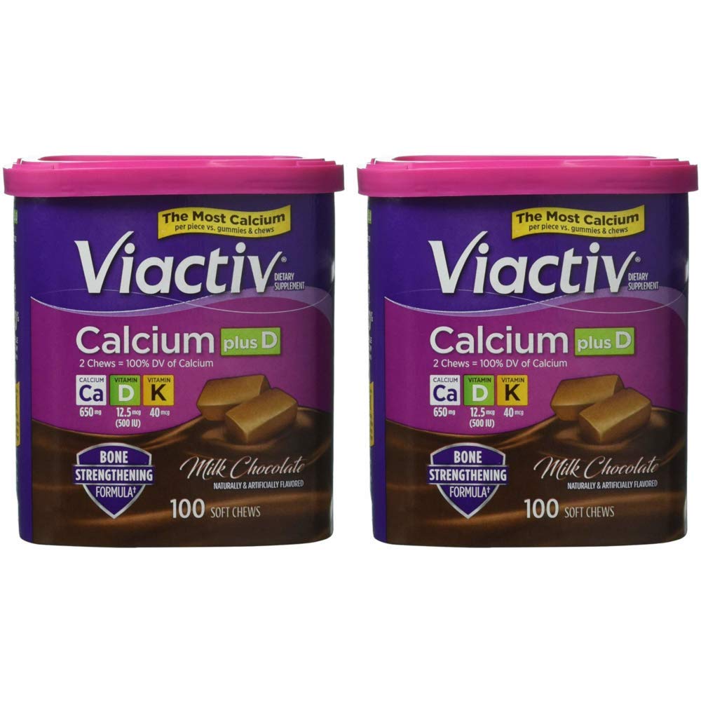 Foto 2 pulgar | Suplemento Viactiv Calcium 500 Mg Con Vitaminas D Y K 90 Soft Chews - Venta Internacional.